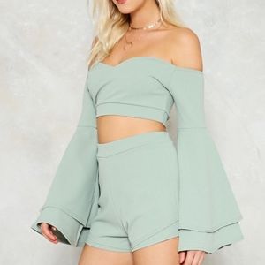 Nasty Gal Shape It Off Crop Top NWT
